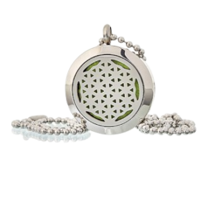 Aromatherapy Diffuser Necklace - Flower of Life 25mm