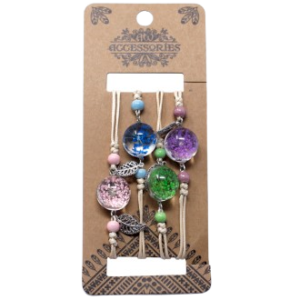 Pressed Flowers - Pretty Flower & Leaf Bracelet